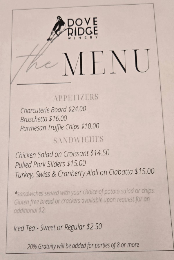 doveridge menu oct2025
