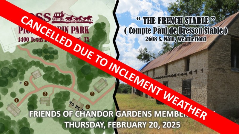 friends tour pioneer cabin park french stable feb 2025 cancelled