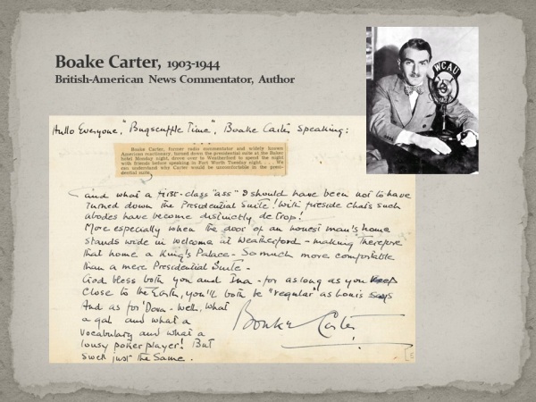 guest book boake carter 1938