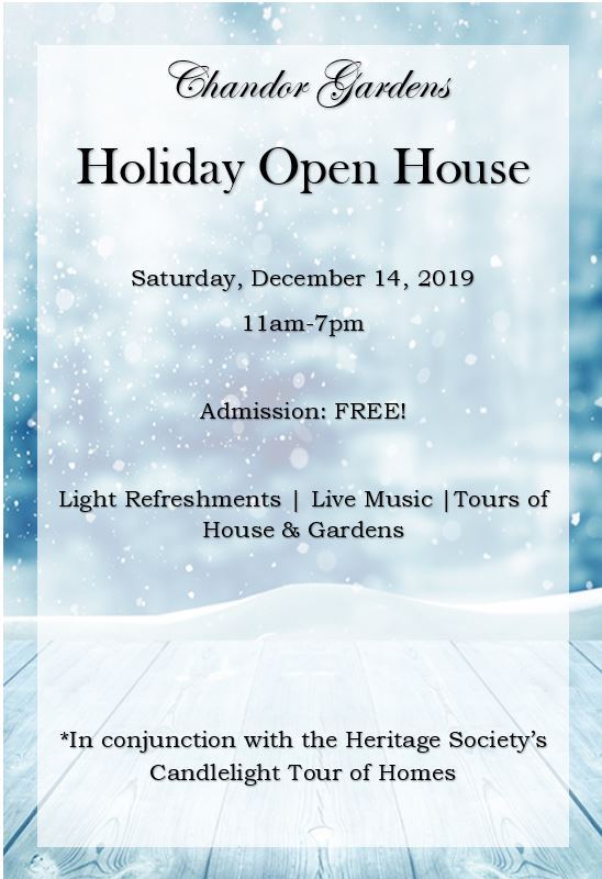 holiday open house 2019