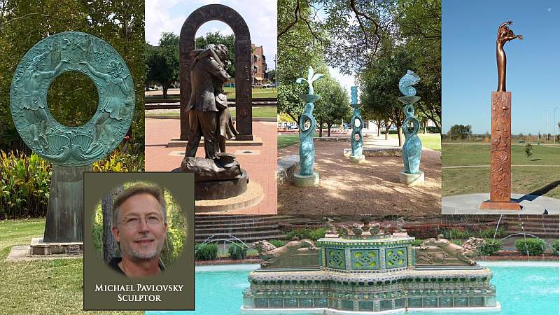 michael pavlovsky sculptor nov2022meeting w