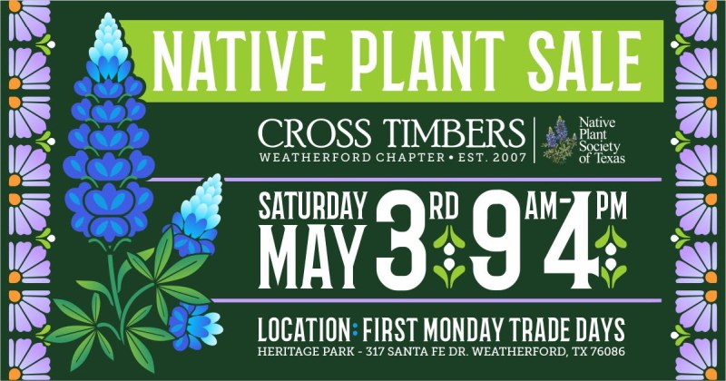 native plant sale may3 2025