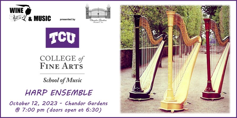 tcu harp ensemble graphic 2023 w